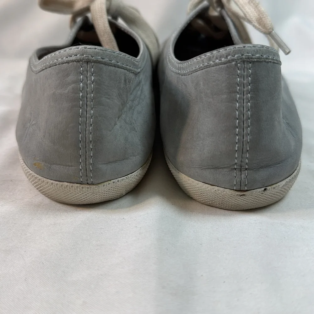 Frye blue suede sneakers. Size 9.